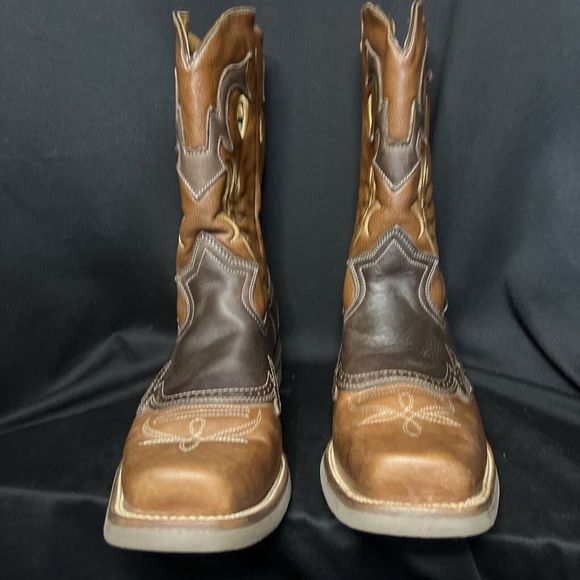 Silver Bull Mens Work Boots Brown leather cowboy size 11? - Picture 6 of 16